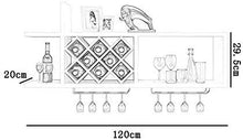 PXX Wall Hanging Wine Rack a Muro Rack Governo Del Vino Parete Attrezzata Parete Creativo Wine Rack Hanging,e