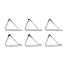 Oumefar - Set di 6 morsetti triangolari per tovaglia da campeggio