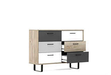 FINORI Cassettiera, truciolato, Bianco, B/H/T: ca. 120 x 88 x 35 cm