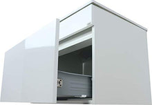 Mobile Bagno Sospeso con Lavabo in Porcellana - 1 Cassetto - Il Mobile è MONTATO - Modello Soki (60 cms, Bianco)