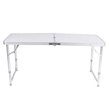 Nicoone 4Ft 100Kg Pieghevole Da Tavolo Cavalletto Camping Partito Picnic BARBECUE Stallo Graden Coperta