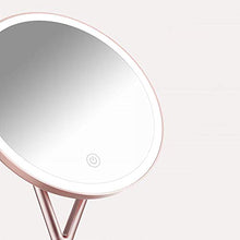 PYROJEWEL. Specchio da Tavolo Specchio cosmetico con Il Desktop Lampada LED 5X riempimento Lente di ingrandimento del Desktop Luce a LED Specchio Xuan - Una Visita Vale la Pena