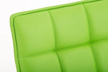CLP Sgabello Lavoro Peking in Similpelle I Sgabello Ufficio Imbottito I Sgabello Studio, Colore:Verde