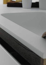 Set Mobile Lavabo Sx Specchio LED Arredo Bagno Moderno Alabama105 CERAMICHEMIRANDA-Bianco Antico