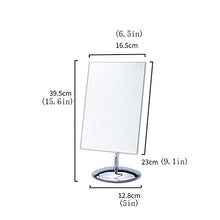 Specchio per il trucco Portatile quadrato rotabili per la casa trucco specchio hd desktop lavabo a specchio a specchio specchio specchio specchio di bellezza per camera da letto bagno soggiorno uffici