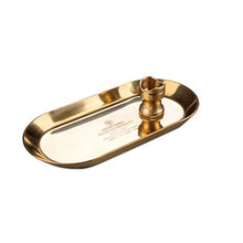 SHYPT Semplice Bronzo Europeo e Pratico Portable Suit Cigar Ashtray Vassoio Riposo Due Pezzi