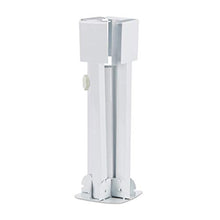 Relaxdays Base per Ombrellone, per Aste da 35 mm, Piede a Croce, Pieghevole, Funzione a Scatto, Stabile, Bianco