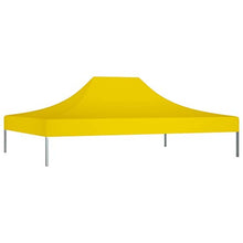 vidaXL Tetto per Tendone per Feste 4x3 m Giallo 270 g/m²
