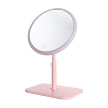 Lshbwsoif Specchio Trucco Portatile Flessibile USB Specchio Trucco LED Luce Touch Dimmerabile Base di Stoccaggio Per Bagno Camera Da Letto