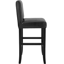 TecTake Sgabelli da bar design noir sgabello 111cm - disponibile in diversi colori - (Nero)