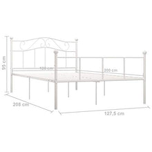 FAMIROSA Giroletto Bianco in Metallo 120x200 cm-4518