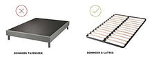Piede per letto centrale e rinforzo, altezza da 20 a 32 cm, colore nero (PLC200N)