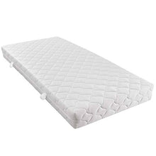 SKM Letto con Materasso Tessuto Beige 140x200 cm (42.34kg)