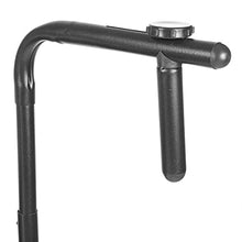 PrimeMatik - Tavolo Pieghevole in Metallo per Balcone 60x40 Nero