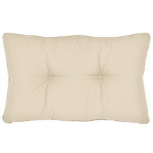 Beautissu Cuscino Lounge da Esterno XLuna - Comoda spalliera 50x40x12cm - per mobili e Arredamento da Giardino - Beige