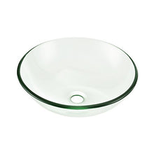 [neu.haus] Lavabo in Vetro Duro Tondo (Ã˜42cm) Vasca lavabo