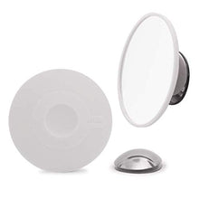 bosign Make Up - Specchio da bagno rimovibile, in silicone, colore: Argento