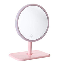 Lshbwsoif Specchio Trucco Portatile Flessibile USB Specchio Trucco LED Luce Touch Dimmerabile Base di Stoccaggio Per Bagno Camera Da Letto