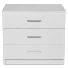 ROMELAREU Cassettiera in Truciolato 71x35x69 cm Bianca Arredamento Tavoli Comodini