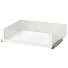 KOMPLEMENT cassetto con frontale in vetro 67,8x56,9x16 cm bianco