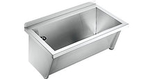 Franke Univers alwasch trog ca210/2 per Montaggio a Parete in Acciaio Inox, Ablauf hinten Links