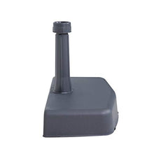 greemotion 462430 Supporto Base Quadrata per Ombrelloni da Parete, Grigio Antracite, 50x25x9 cm