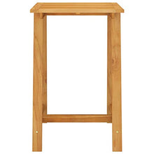 FAMIROSA Set da Bar da Giardino 3 pz in Legno Massello di Acacia
