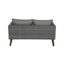 Greemotion Gomera Divano da Giardino, Alluminio, Grigio, ca. 140 x 64 x 75 cm