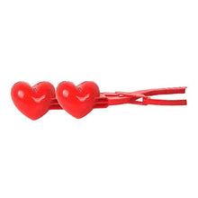 ASFD Heart Love Snowball Maker Inverno Plastic Snowball Maker Clip Giocattoli per Bambini Rosso