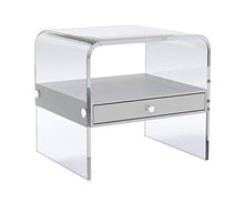 Wink design Comodino California, Metacrilato, Trasparente