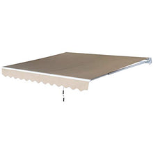 miozzi Tenda da Sole Avvolgibile 3.65x2.5m in Poliestere e Alluminio Beige