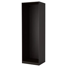 PAX telaio armadio 75x58x236 nero-marrone