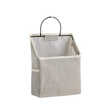 Sebasti Tasche per vestiti in cotone e lino, per riporre borse per dormire, da parete, 22 x 9,5 x 38-E