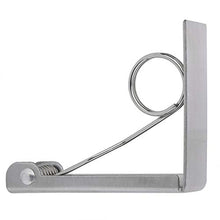 Raguso - Clip per tovaglia in acciaio inox, triangolo, colore: Argento