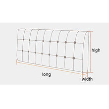 SUYUHENG-Shade Sails Cuscini Testiera Letto, Testiera con Cuscini Cuneo, Schienale Lettura Supporto Lombare, Testata Letto Cuscino con Rimovibile Lavabile Copertina per Divano Letto, 180x60cm