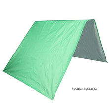 TOPINCN Copertura per Altalena per Bambini Parco Giochi Tettoia per Tetto Impermeabile Copertura di Ricambio Ombrellone per Giardino(Green)