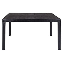 Saturnia Sumatra Tavolino in resina, 138 x 80 cm, colore antracite
