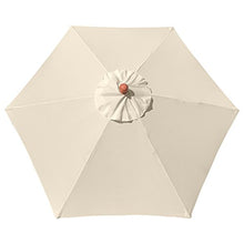 anndora ombrellone 25002, Diametro 2,5 m, Colore: Naturale