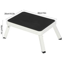 Wakects Sgabello pieghevole antiscivolo per bambini, sgabello pieghevole portatile, sgabello da bagno, adatto per anziani, bambini e donne incinte