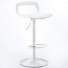 Semplice e moderno schienale sedia elevatore Sgabello da bar - Sgabelli da bar altezza plastica regolabile regolabile Sgabello da bar sedia in plastica per interni Home Bar Cucina sedia computer dell'
