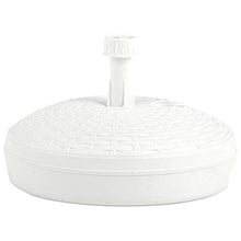 vidaXL Base Ombrellone Riempibile Sabbia/Acqua 20 L Marrone Plastica