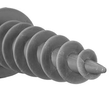 Relaxdays Picchetto per Ombrellone, con Manici, Supporto per Stendino, 19-32 mm, Campeggio, Spiaggia, Plastica, Grigio