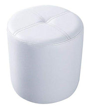 Pilaster design – Pouf sgabello bianco (vinile)
