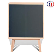 MON PETIT MOUBLE FRANCIIS - Armadio a 2 ante in legno, colore: Blu scuro