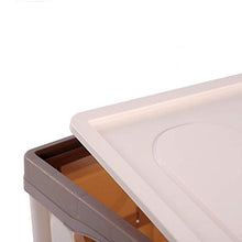 Yhjkvl Ripostiglio da Giardino Esterna Impermeabile Organizzatore Storage Box Courtyard Auto Strumento di Sicurezza Giardino Moving Folding Storage Box con Coperchio Armadio da Esterno