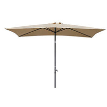 Angel Living 2x3M Ombrellone inclinabile in Alluminio e Poliestere Resistente alla ruggine (Beige)