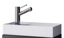 Kontor-Hermsen Lavabo nero con armadio e specchio