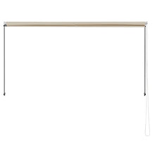 pro.tec] Tenda da Sole a Parete con Catenella - Paravento, Parasole - 350 x 120 cm - Color Sabbia