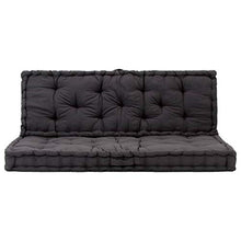vidaXL Cuscino per Pallet e Pavimento in Cotone 120x80x10 cm bordò