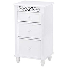LGYLucky - Armadietto da Bagno in Legno, Stile Moderno, Colore: Bianco